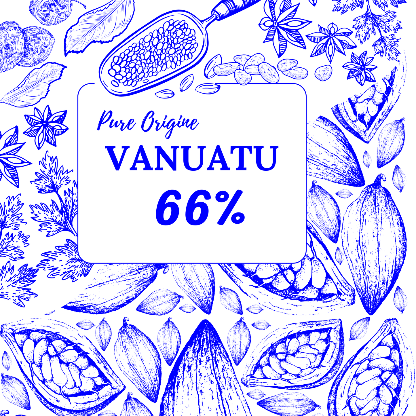 Tablette de Chocolat noir Pure Origine Vanuatu 66%