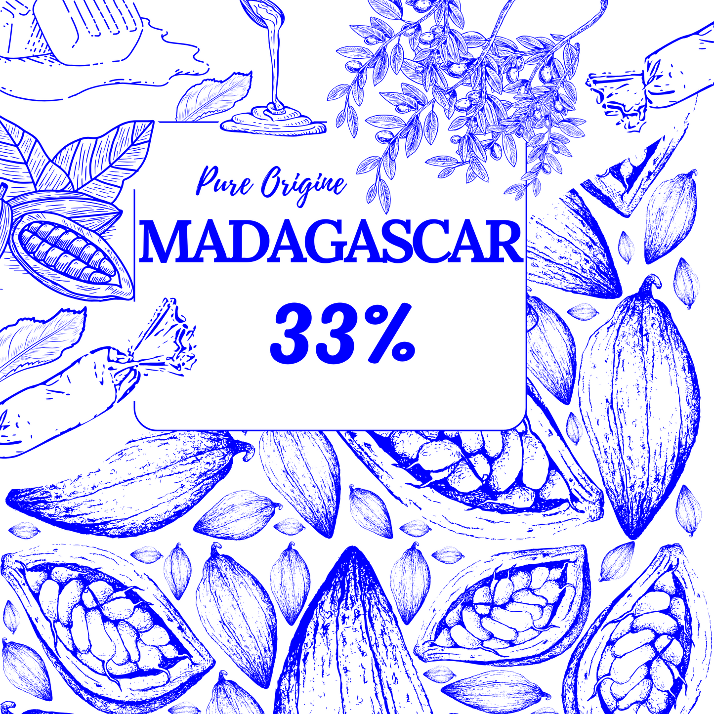 Tablette de Chocolat au lait Pure Origine Madagascar 33%