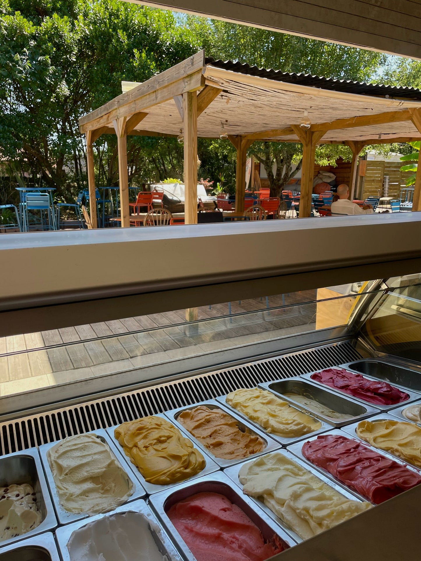 Vitrine à glaces