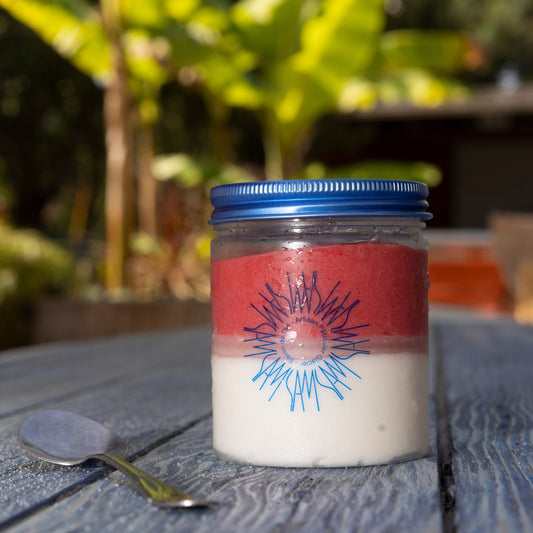 Verrine glacée Framboise et Litchi