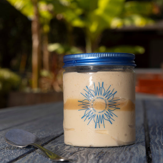Verrine glacée Praliné noisettes et Caramel beurre salé